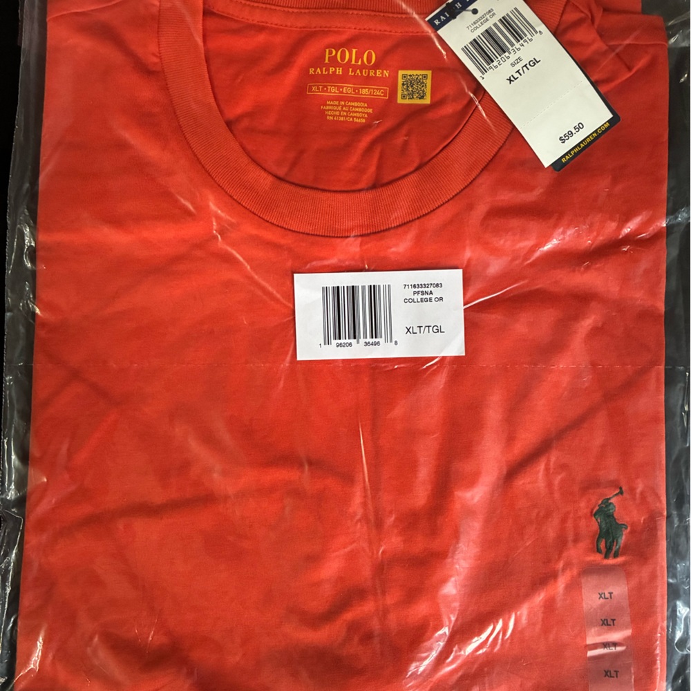 Polo Ralph Lauren Red T-Shirt